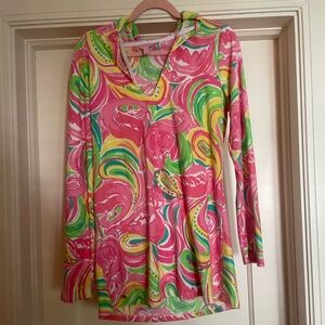 lily terrycloth hoodie guc sz medium